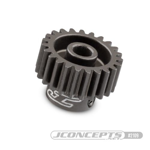 JConcepts 48 pitch, 23T, SS machined aluminum pinion gear - Click Image to Close