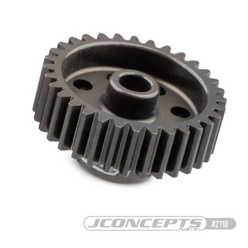 JConcepts 48 pitch, 32T, SS Machined Pinion Gear (Fits – applications which require 48 pitch pinion gear)