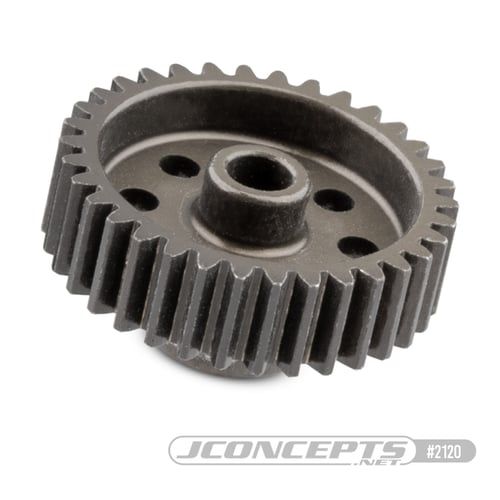 JConcepts 48 pitch, 34T, SS Machined Pinion Gear (Fits – applications which require 48 pitch pinion gear)