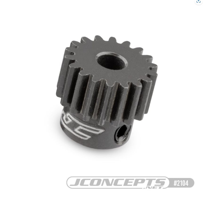 JConcepts 48 pitch, 38T, SS Machined Pinion Gear