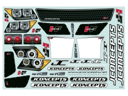 JConcepts SCT Hi-Flow decal sheet