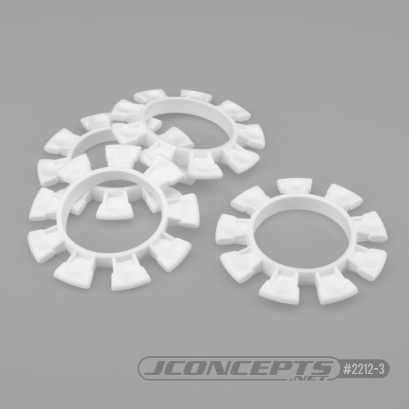 JConcepts Satellite tire gluing rubber bands - white