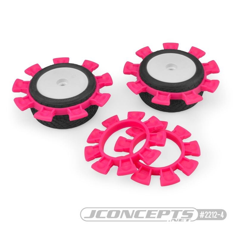 JConcepts Satellite tire gluing rubber bands - pink - Click Image to Close