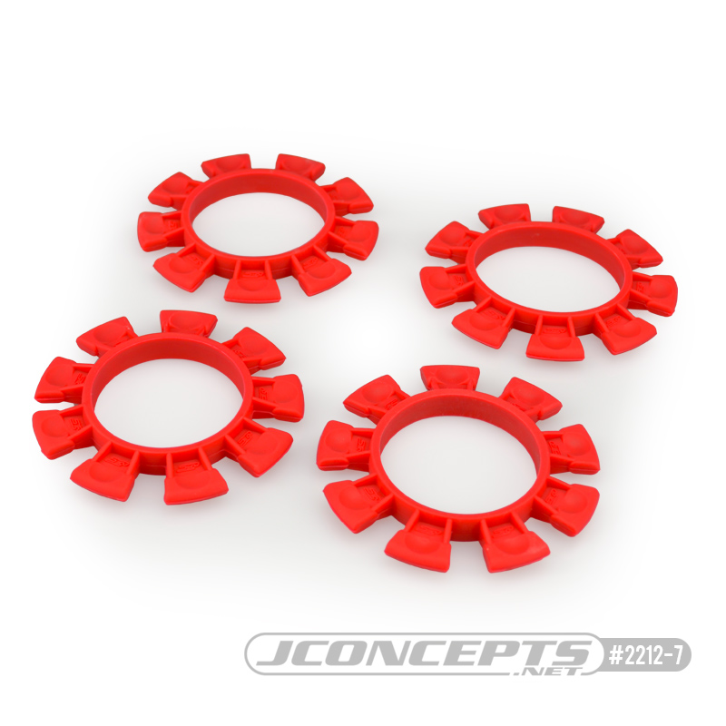 JConcepts Satellite tire gluing rubber bands - Red