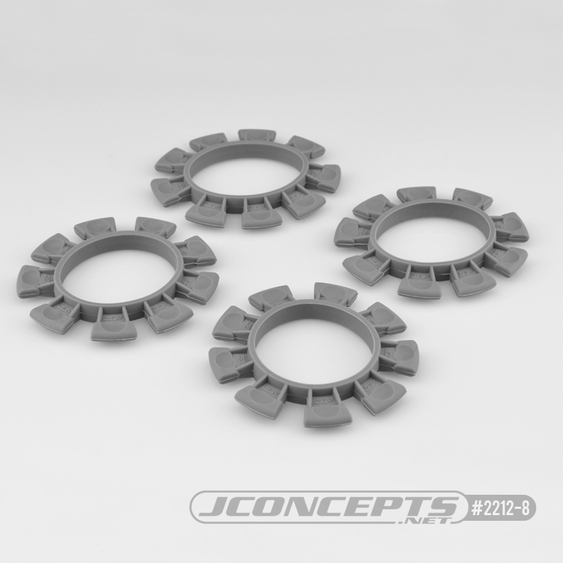 JConcepts - Satellite tire gluing rubber bands - grey - fits 1/10th, SCT and 1/8th buggy
