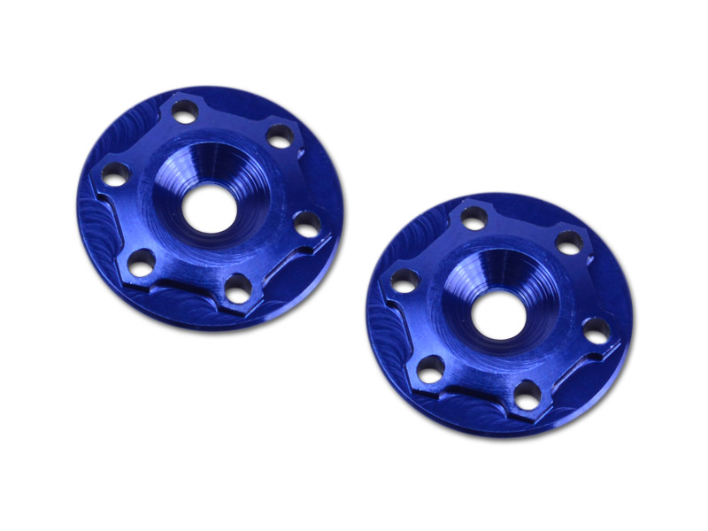 JConcepts Finnisher 1/8th screw-in aluminum wing button - blue