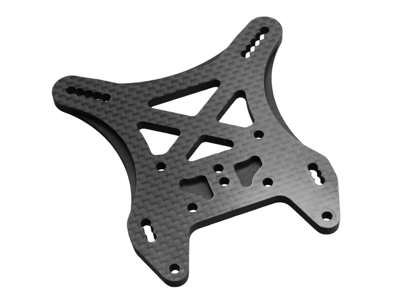 JConcepts Mugen MBX-7 4.0mm Carbon Fiber rear shock tower