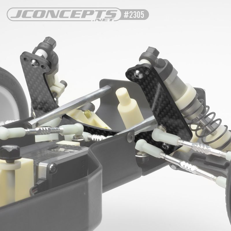 JConcepts RC10 Worlds 2.5mm Carbon Fiber front shock tower - Click Image to Close