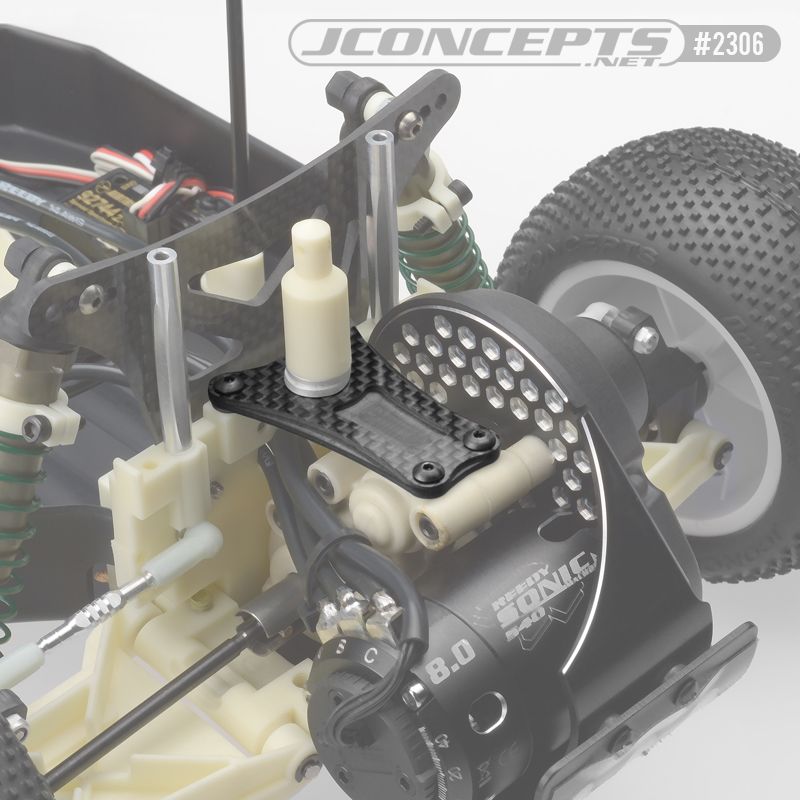 JConcepts RC10 Worlds 2.5mm Carbon Fiber transmission brace 3 gr