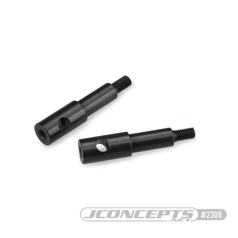 JConcepts RC10B3 aluminum, standard front axles, 2pc. - Click Image to Close