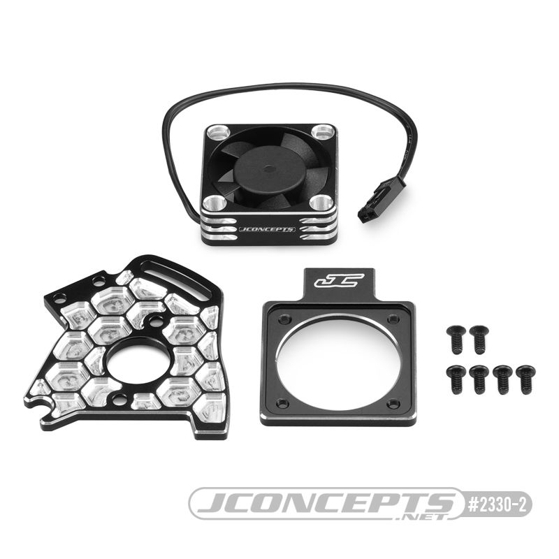JConcepts - Slash 4X4 Aluminum Fan & Honeycomb Motor Plate Set