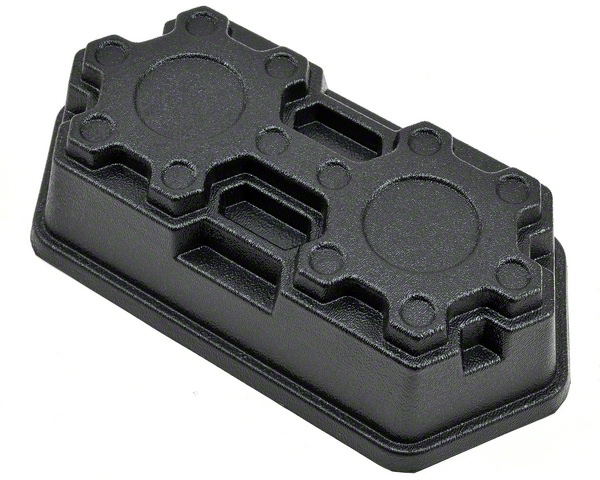 JConcepts Finnisher car stand - matte black w/ pads and logo plugs