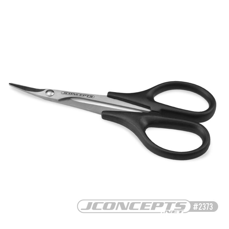 JConcepts Precision curved scissors, stainless steel - black