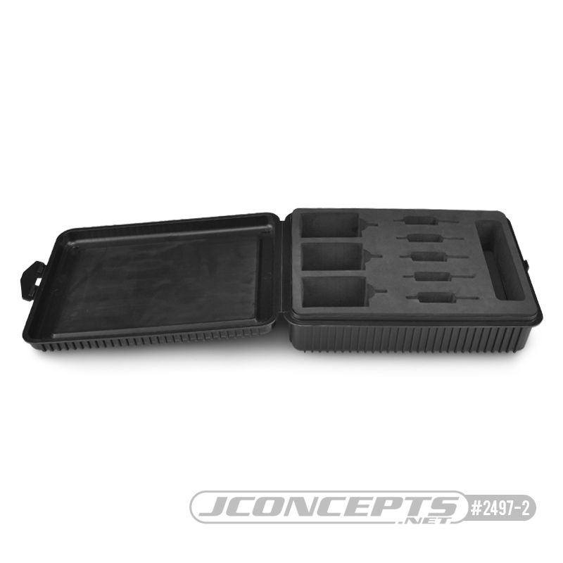 JConcepts Motor/Rotor Box W/ Foam Liner - Black - Click Image to Close