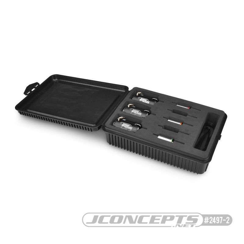 JConcepts Motor/Rotor Box W/ Foam Liner - Black