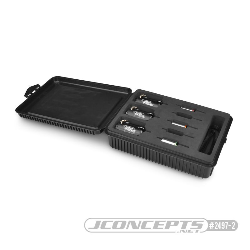 JConcepts Motor/Rotor Box W/ Foam Liner - Black - Click Image to Close