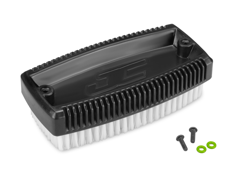 JConcepts Wash Brush With Mounting Screws - Black - Click Image to Close