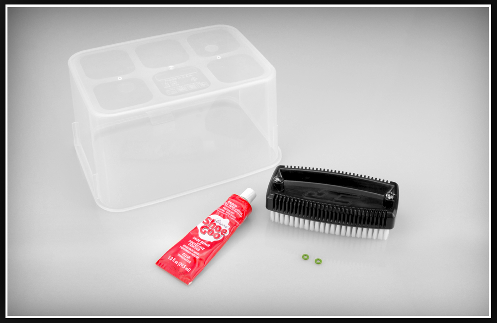 JConcepts Wash Brush With Mounting Screws - Black