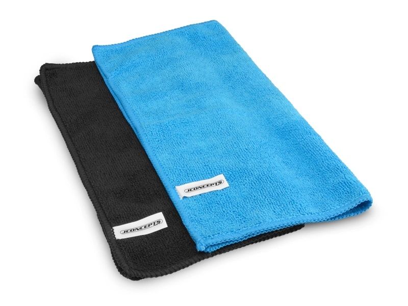 JConcepts Microfiber Towel - Blue And Black (2) - Click Image to Close