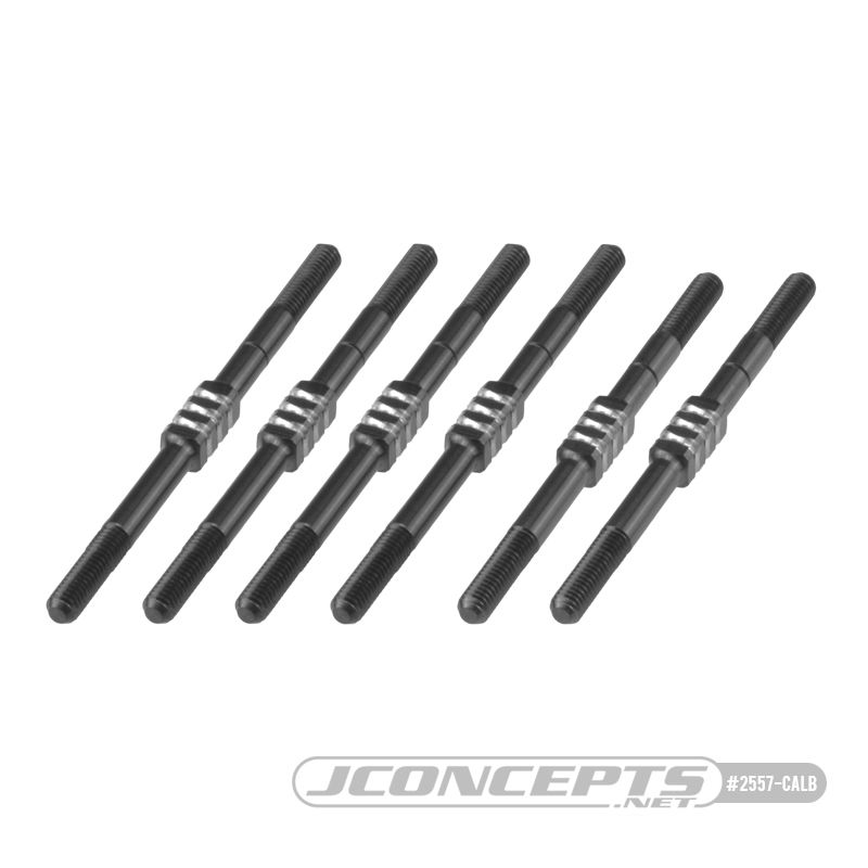 JConcepts Yokomo YZ-2 CA L3 Fin Titanium turnbuckle - black, 6pc