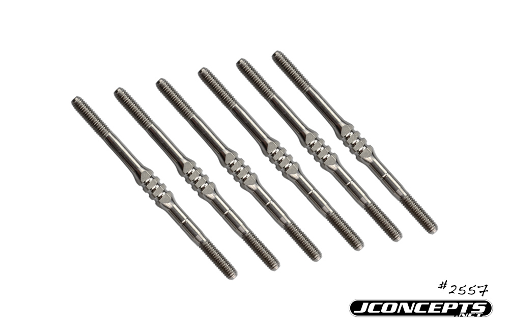 JConcepts Yokomo YZ-2 DTM, Fin Titanium turnbuckle, 6pc. set