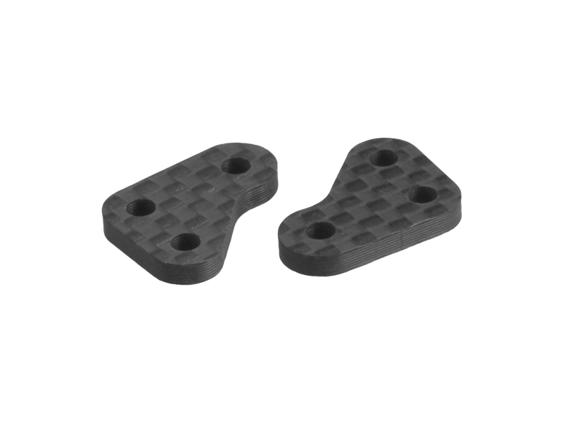 JConcepts B6.2 | B6.3 Carbon Fiber steering arms 2pc. 0 setting - Click Image to Close