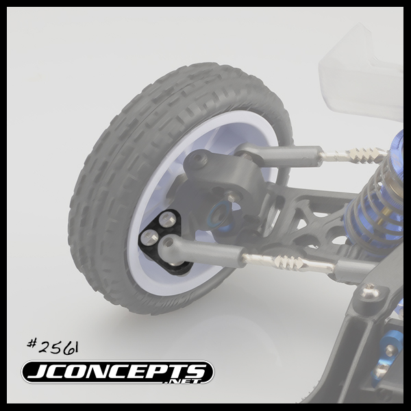 JConcepts B6.2 | B6.3 Carbon Fiber steering arms 2pc. 0 setting - Click Image to Close