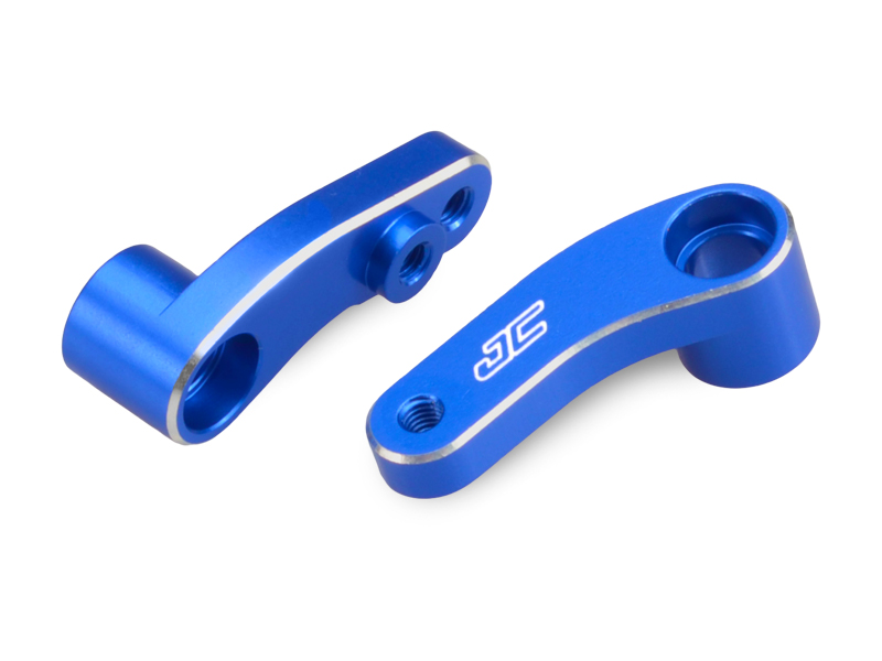 JConcepts B6.2 | B6.3 Aluminum steering bellcranks - blue