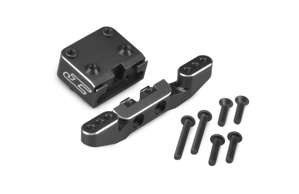 JConcepts B6.2 | B6.3 Front camber link mount bulkhead - black