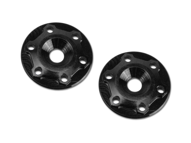 JConcepts B6.2 | B6.3 Finnisher aluminum wing buttons - black - Click Image to Close