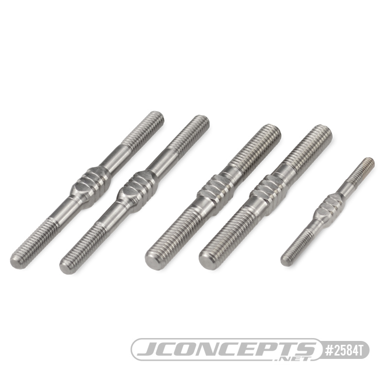 JConcepts Mugen MBX-8 Fin Titanium turnbuckle set - 5 pc.