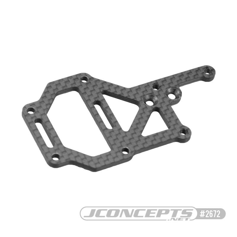 JConcepts Tekno - EB410 carbon fiber upper deck, off-set fan m - Click Image to Close