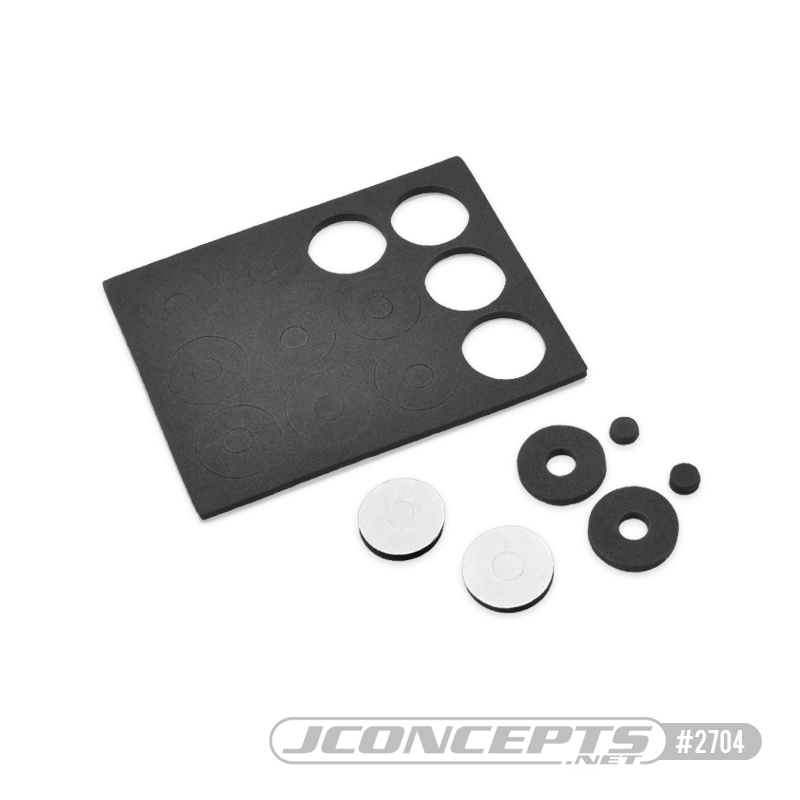 JConcepts foam adhesive body washers - 12pc. - Click Image to Close