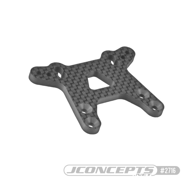 JConcepts B6.1, carbon fiber street stock front tower (Fits - Team Associated B6.1)