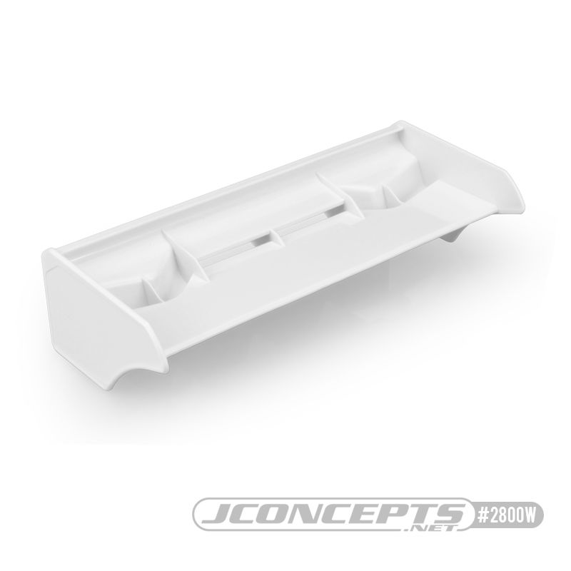 JConcepts F2I 1/8th buggy | truck wing, white - Click Image to Close