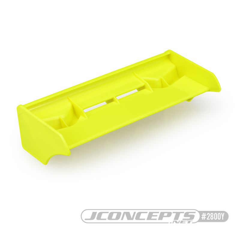 JConcepts F2I 1/8th buggy | truck wing, yellow - Click Image to Close