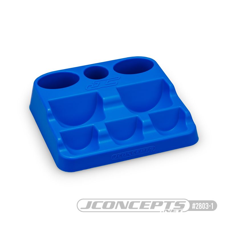 JConcepts fluid holding station, blue - Click Image to Close