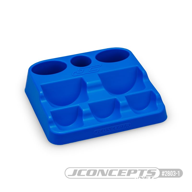 JConcepts fluid holding station, blue