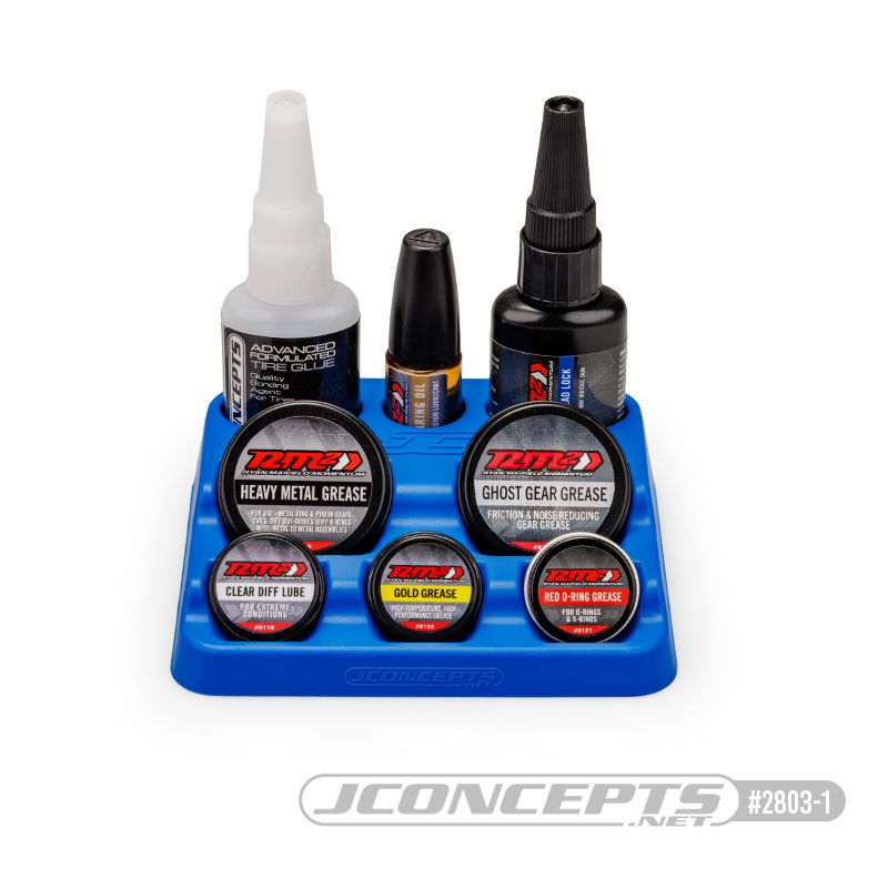 JConcepts fluid holding station, blue - Click Image to Close