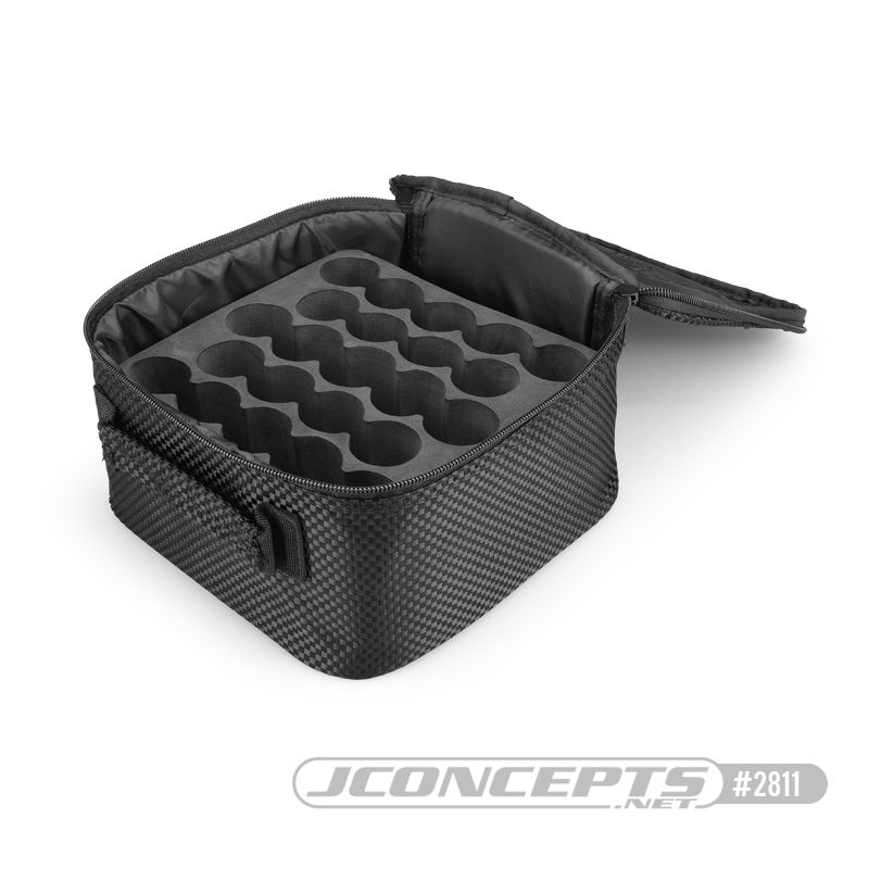 JConcepts Finish Line shock oil bag w/ foam inner divider - Click Image to Close