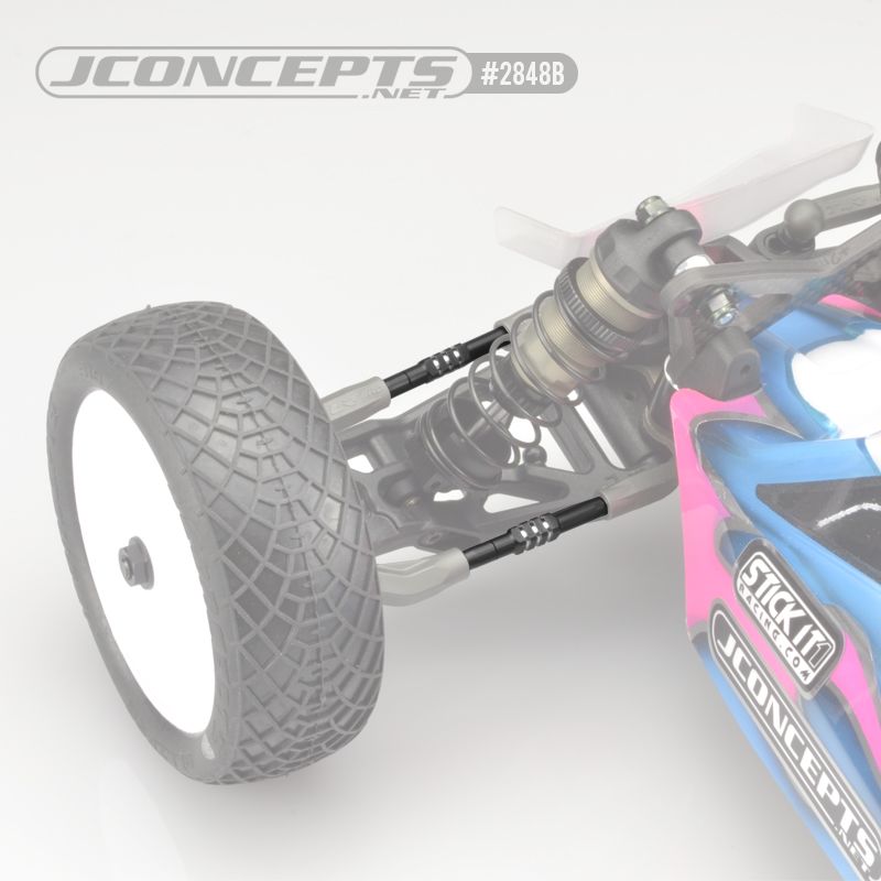 JConcepts TLR 22 5.0 3.5mm Fin Turnbuckle Kit - Burnt Blue (6)