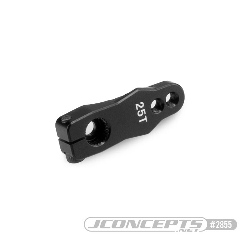 JConcepts Aluminum 25T clamping servo horn - 20mm (Fits - MBX8 & RC8B3 steering servo)