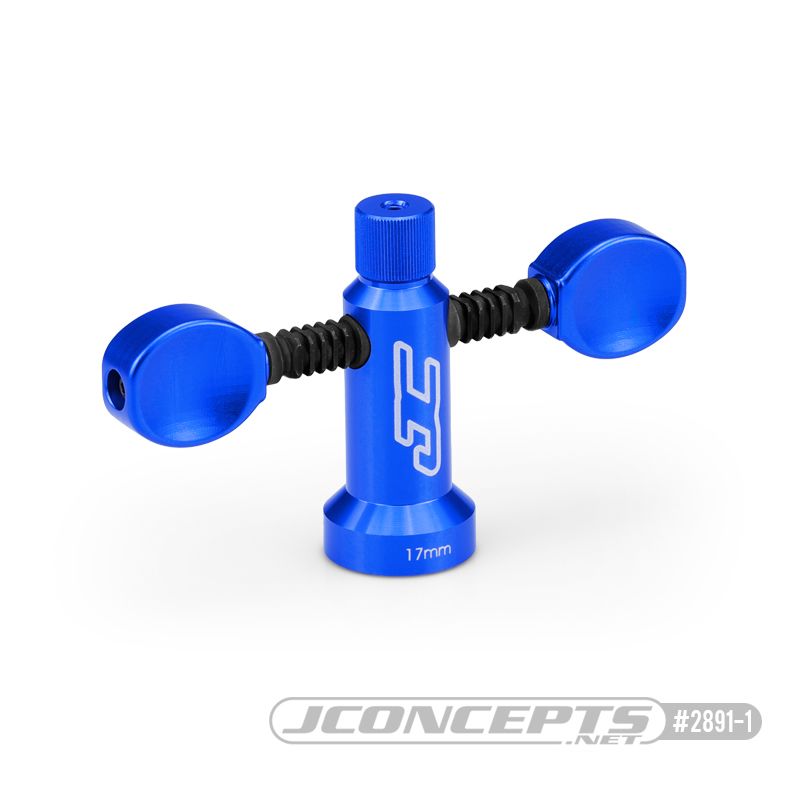 JConcepts 17mm Finnisher magnetic T-handle wrench (blue) - Click Image to Close