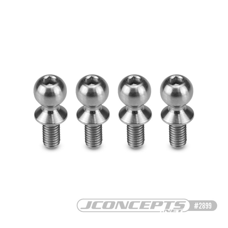 JConcepts Ti ball-stud 5.5 x 6mm - Regulator steering link (4)