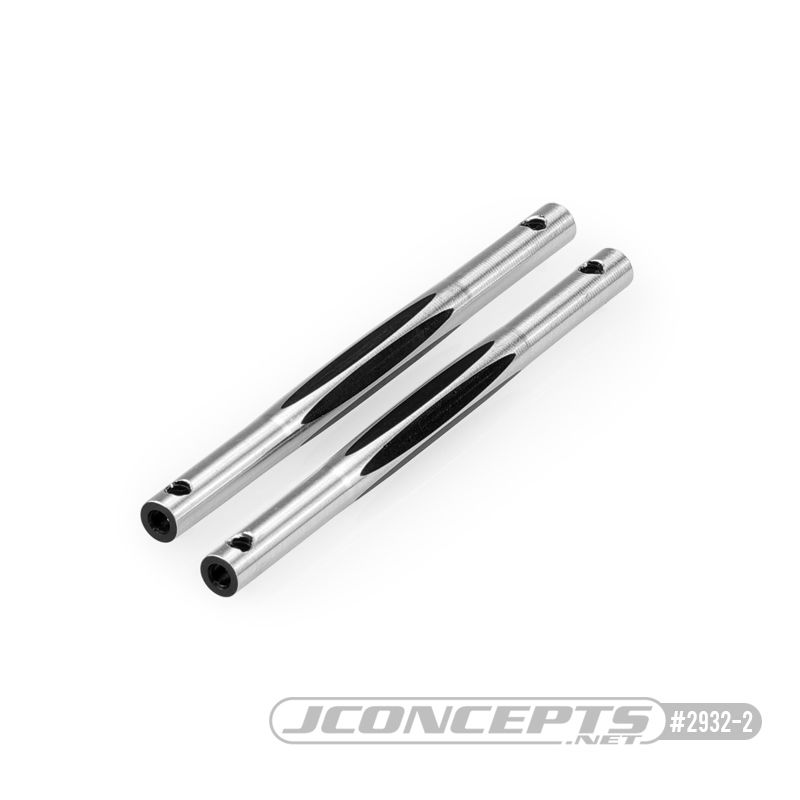 JConcepts RC10T Diamond Nose Brace Tubes - Black (2)