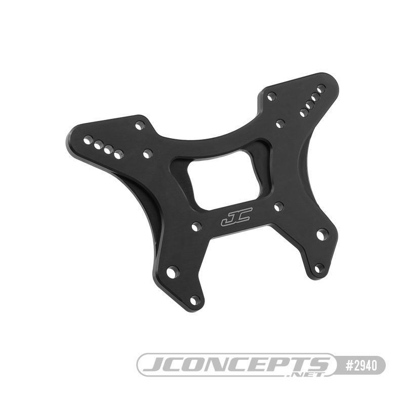 JConcepts Kraton 6S BLX - Aluminum Front Shock Tower, Black - Click Image to Close