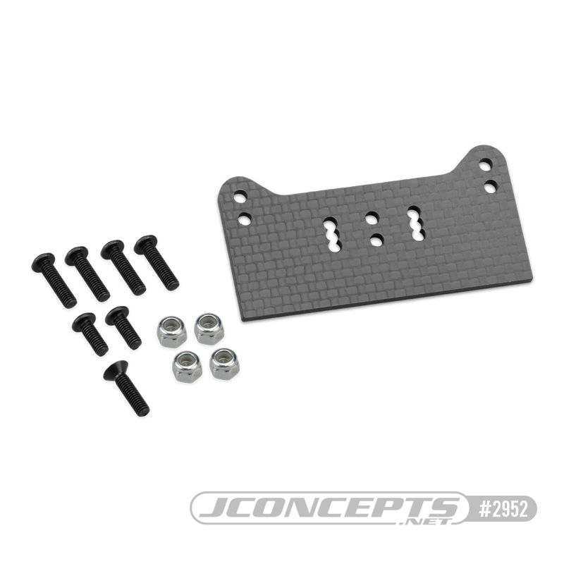 JConcepts F2 Truggy Body Mount Adaptor, Carbon Fiber (MBX8T)