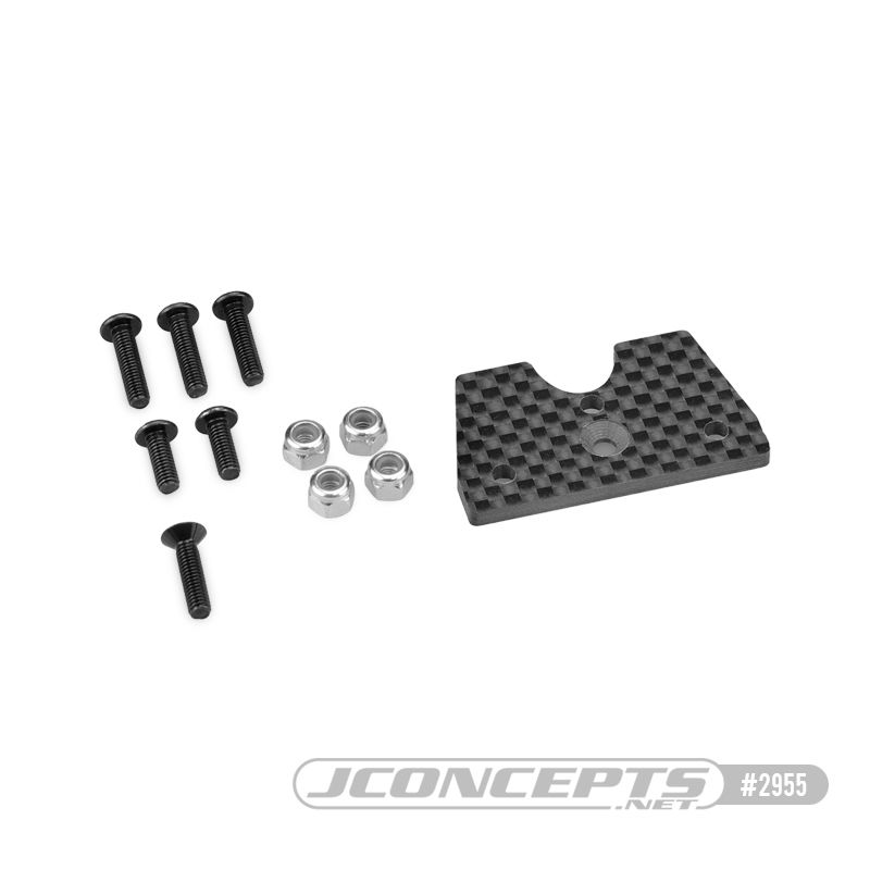 JConcepts F2 Truggy Body Mount Adaptor CF - Tekno NT48 2.0
