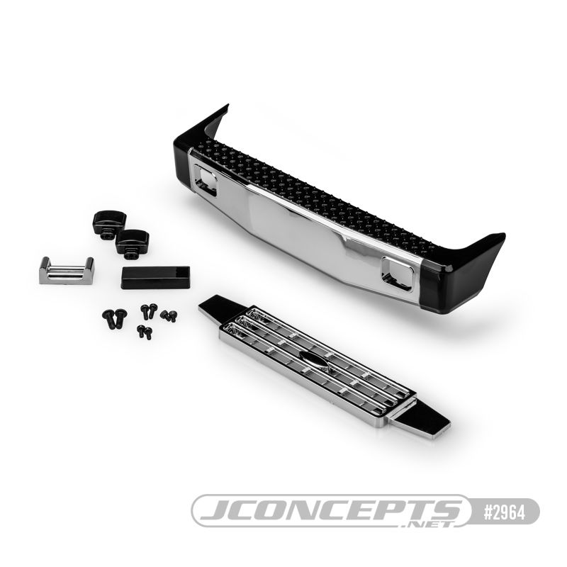 JConcepts Late 80'S F-Type Front Bumper Set â€“ Chrome