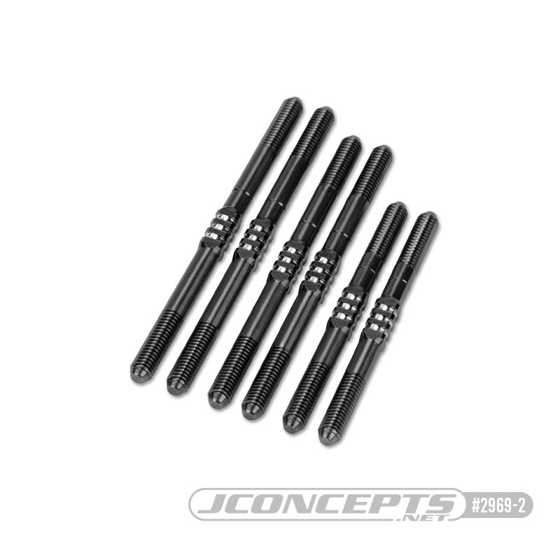 JConcepts - Cougar LD3 Fin turnbuckle kit - stealth black - Click Image to Close
